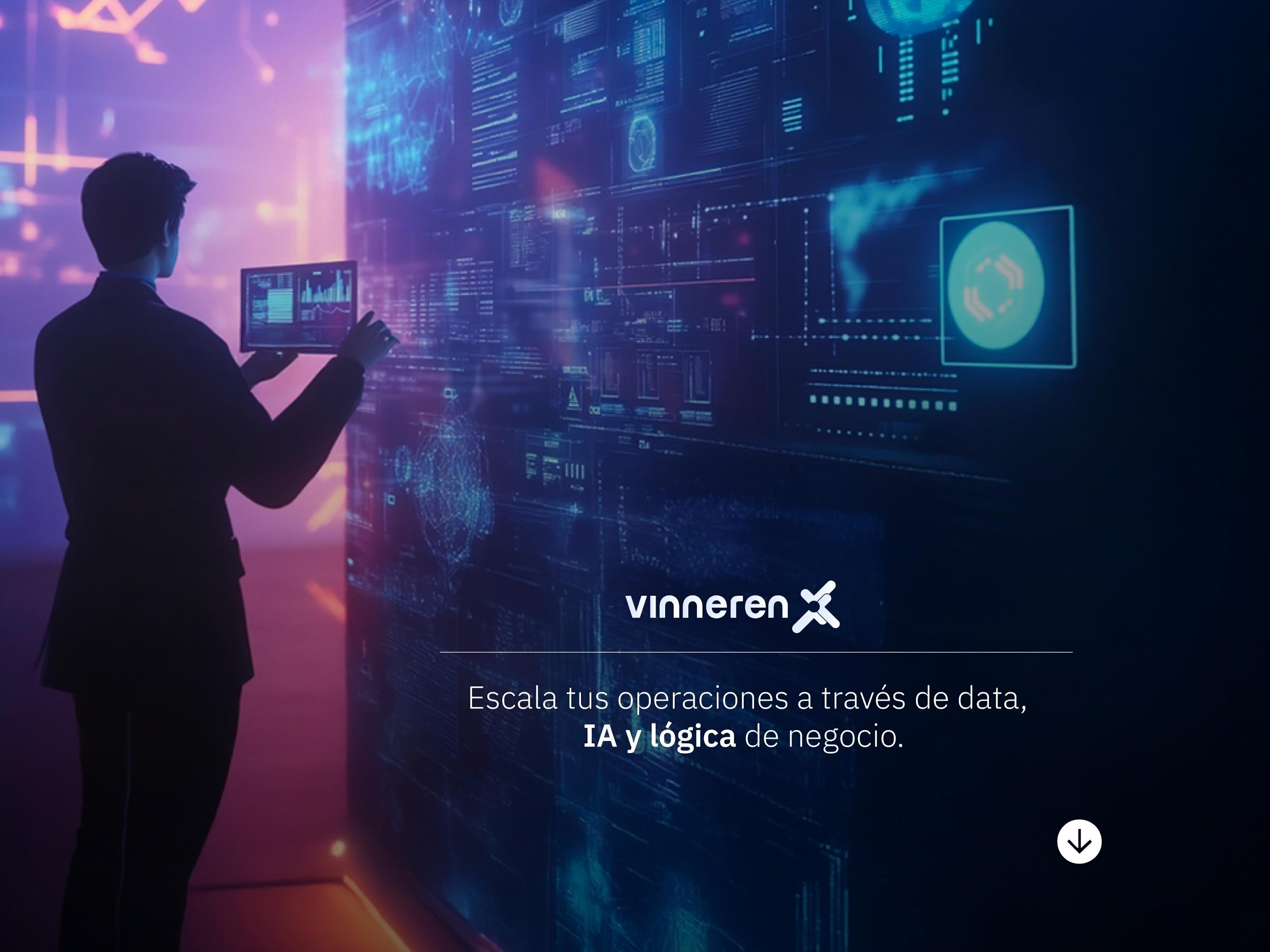 Combina datos, IA y lógica de negocio para escalar operaciones sin fricción.